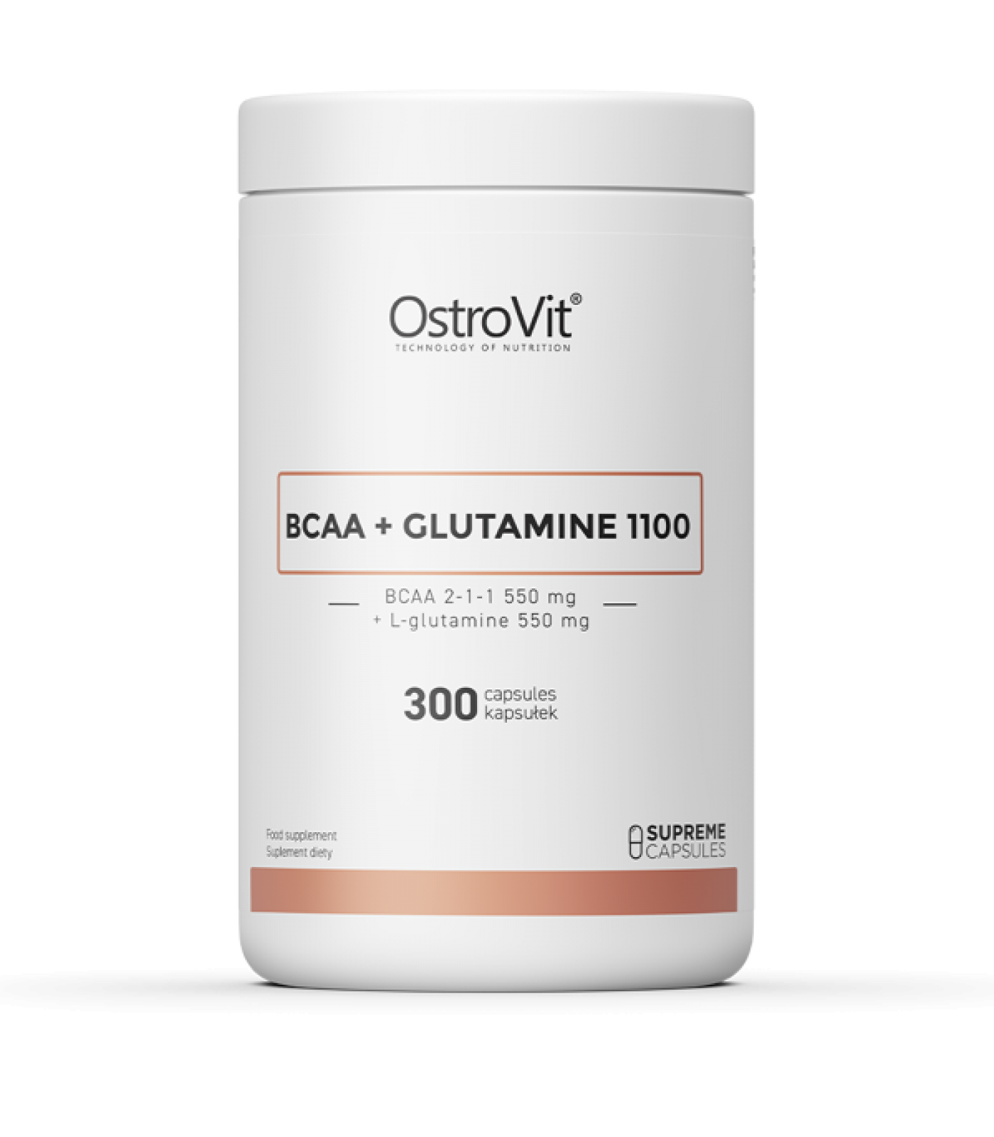 OstroVit BCAA + Glutamine 1100 / 300 капсули